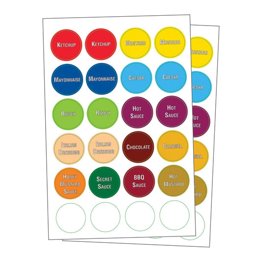 FIFO Bottle Label Sheet