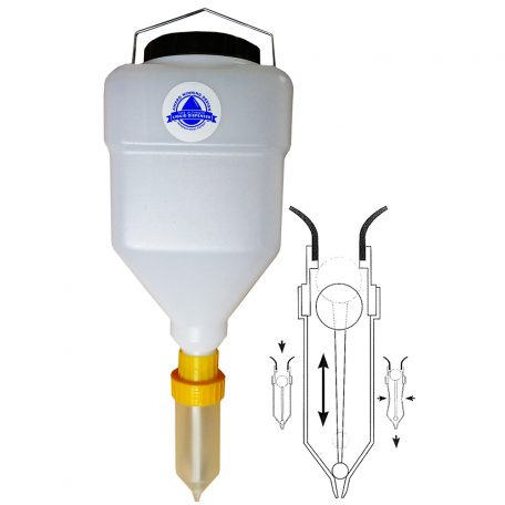 The Ultimate Hanging Sauce Dispenser Kit /Oil based sauces (Yellow)
