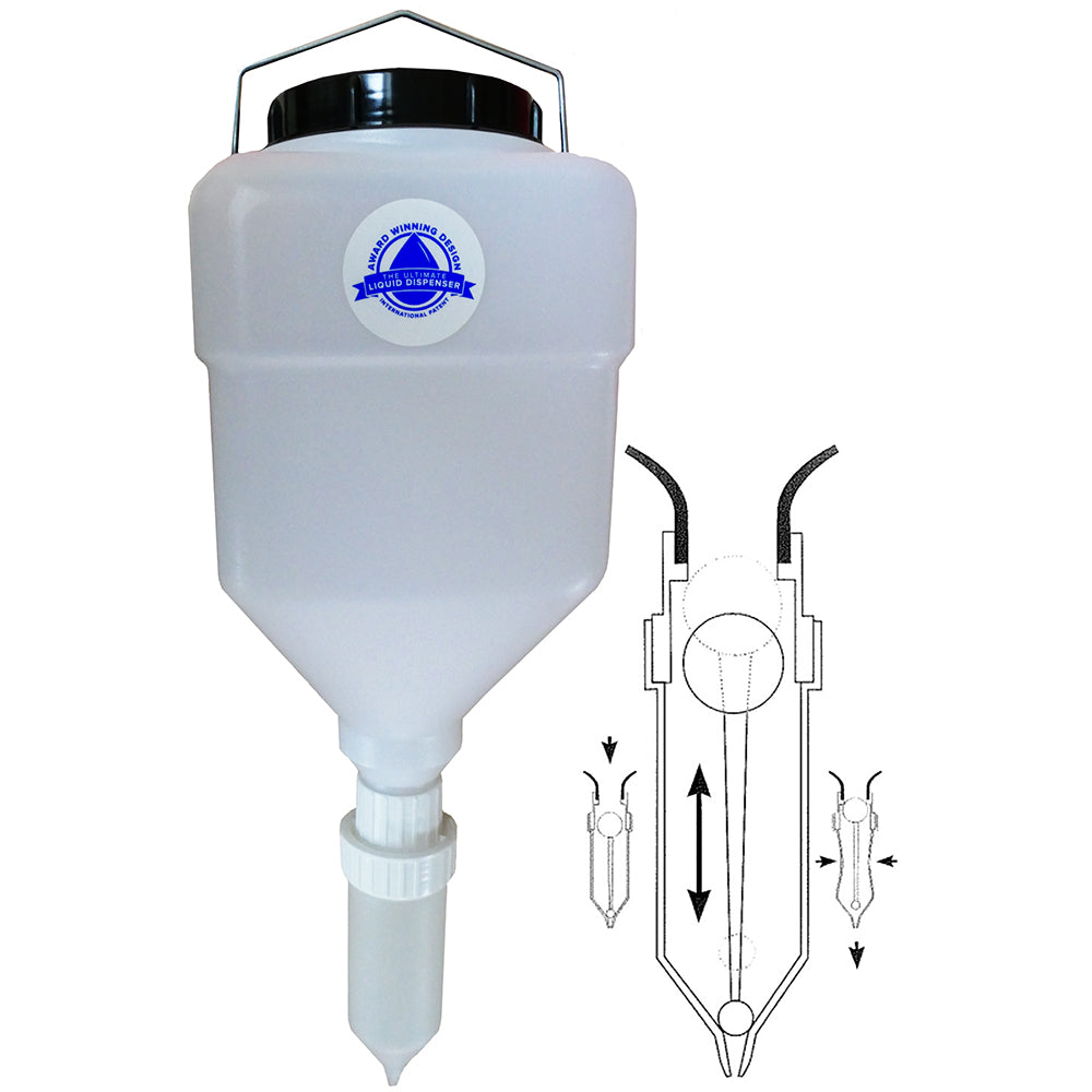 The Ultimate Hanging Sauce Dispenser Kit - Non-Oil Based Sauces (White)