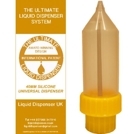 The Ultimate Hanging Dispenser Teat/Oil Based Sauces (Yellow)